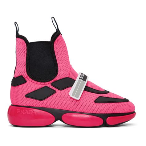 prada cloudbust pink shoe for sale high top|prada cloudbusts for women.